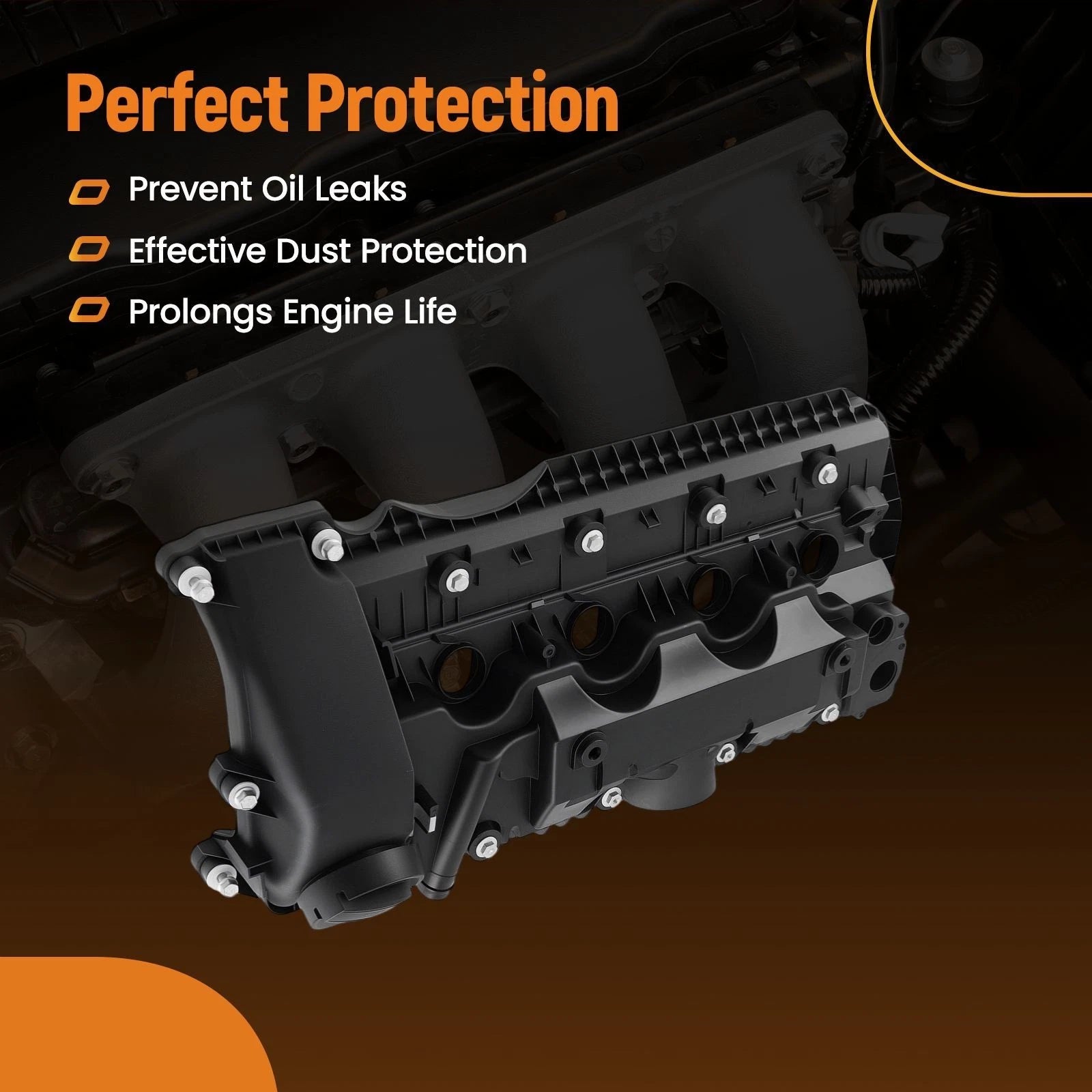 Valve Cover for BMW 545i 550i 750i X5 xDrive48i (2004–2010) 11127563474