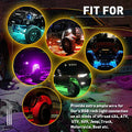 4X 10FT 4 Pin RGB LED Rock Light Pod Strip Extension Cable for Truck