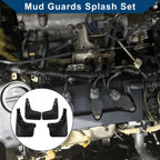 Set of 2 Mud Flaps Splash Guards for Mercedes-Benz ML350 (2012–2015)