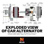 Alternator for Cummins HD Truck (Delco Style Quad Mount)