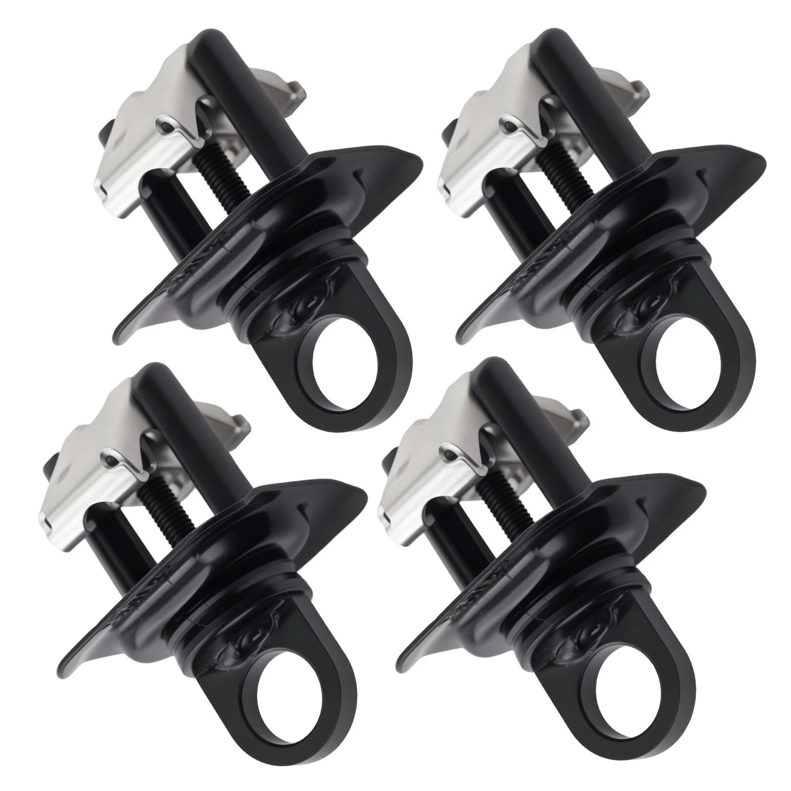 Set of 4 Cargo Anchors for Silverado 2500 HD (2015–2023) 22987602 Black