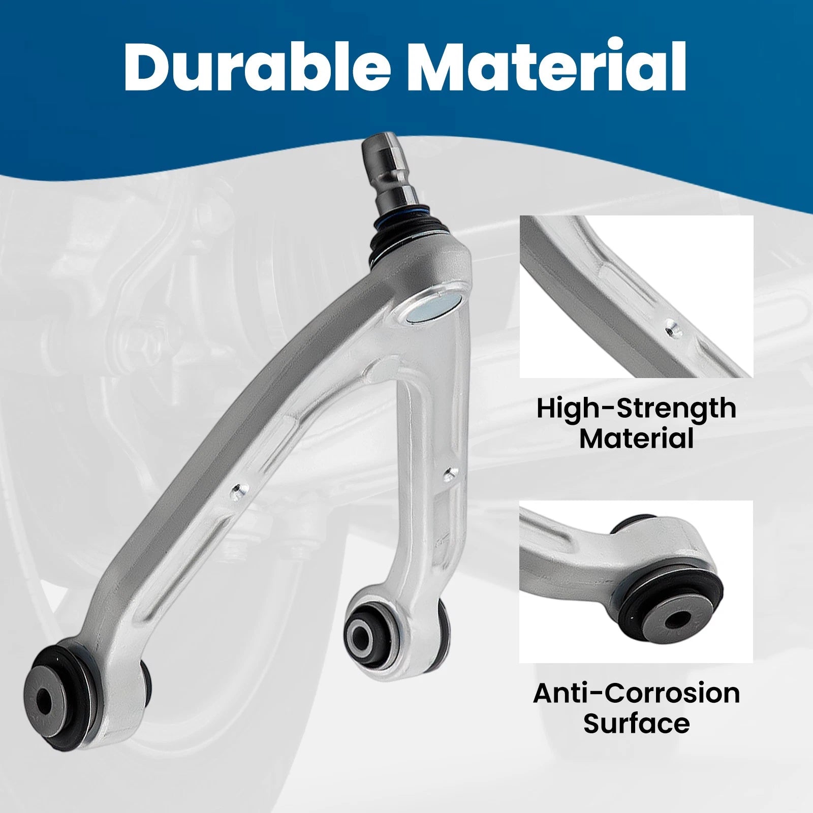 8pcs Front Upper Control Arms Ball Joints Tie Rods for Hummer H3 H3T (2006–2010)