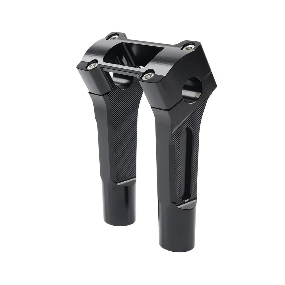 Black 6'' Pullback Handlebar Riser for Harley Dyna M8 Softail Street Bob (2018-2021)