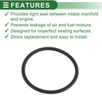 Set of 4 Engine Intake Manifold Gaskets for Volkswagen Touran (2006–2009) No. 06A129717D