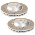 2X Front Drilled Slotted 360mm Disc Brake Rotors for MB W212 C218 C190