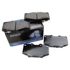 Set of 4 Akebono ProACT Front Ceramic Brake Pads for Toyota Land Cruiser (1996–2007)