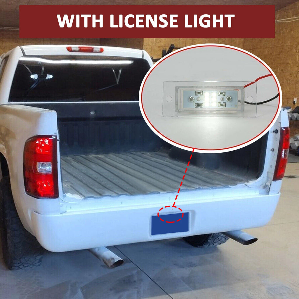 Rear Bumper Roll Pan with LED for Chevy Silverado 1500 (2007–2013)