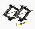 Set of 2 Stabilizer Leveling Scissor Jacks for RV Camper (24", 7500lbs)