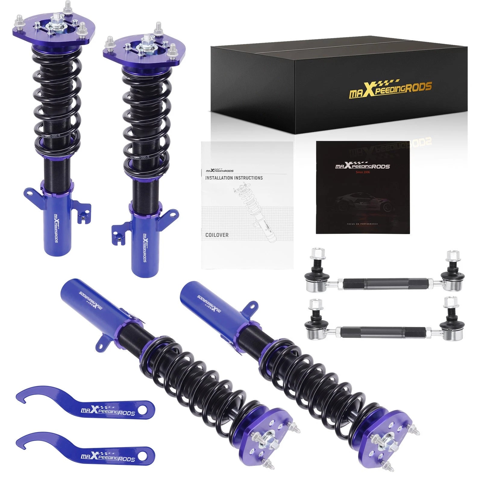 Coilovers Suspension Lowering Kit for Toyota Camry (2007–2011) Adjustable Height