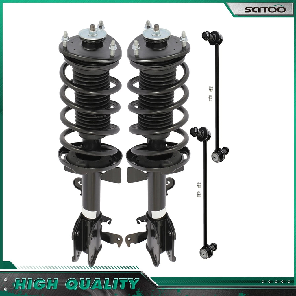 Front Struts w/ Coil Spring & Sway Bar End Links Kit for Honda Odyssey (2011–2017)