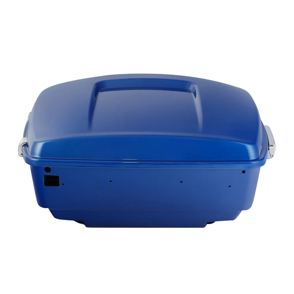 Trunk Backrest Mount Rack for Harley Electra Glide (2014–2026) Electric Blue