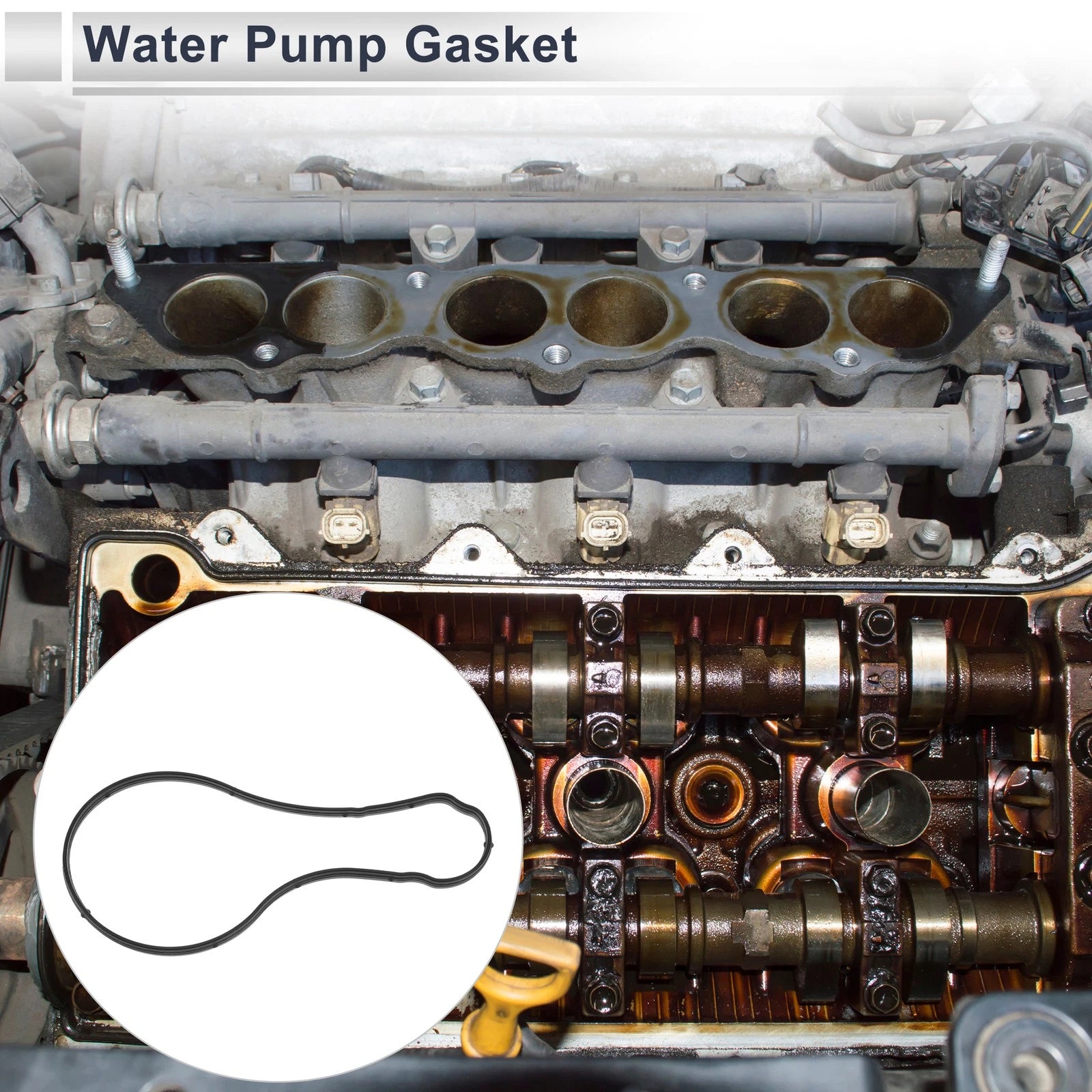 Water Pump Gasket No. 24106175 for Chevrolet Sail 3 (2013–2019) Rubber 1Pc