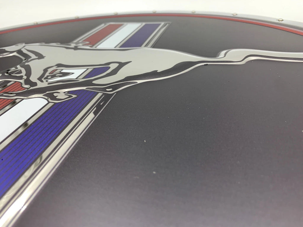 Running Pony Emblem Metal Sign for Ford Mustang (1965–1966)