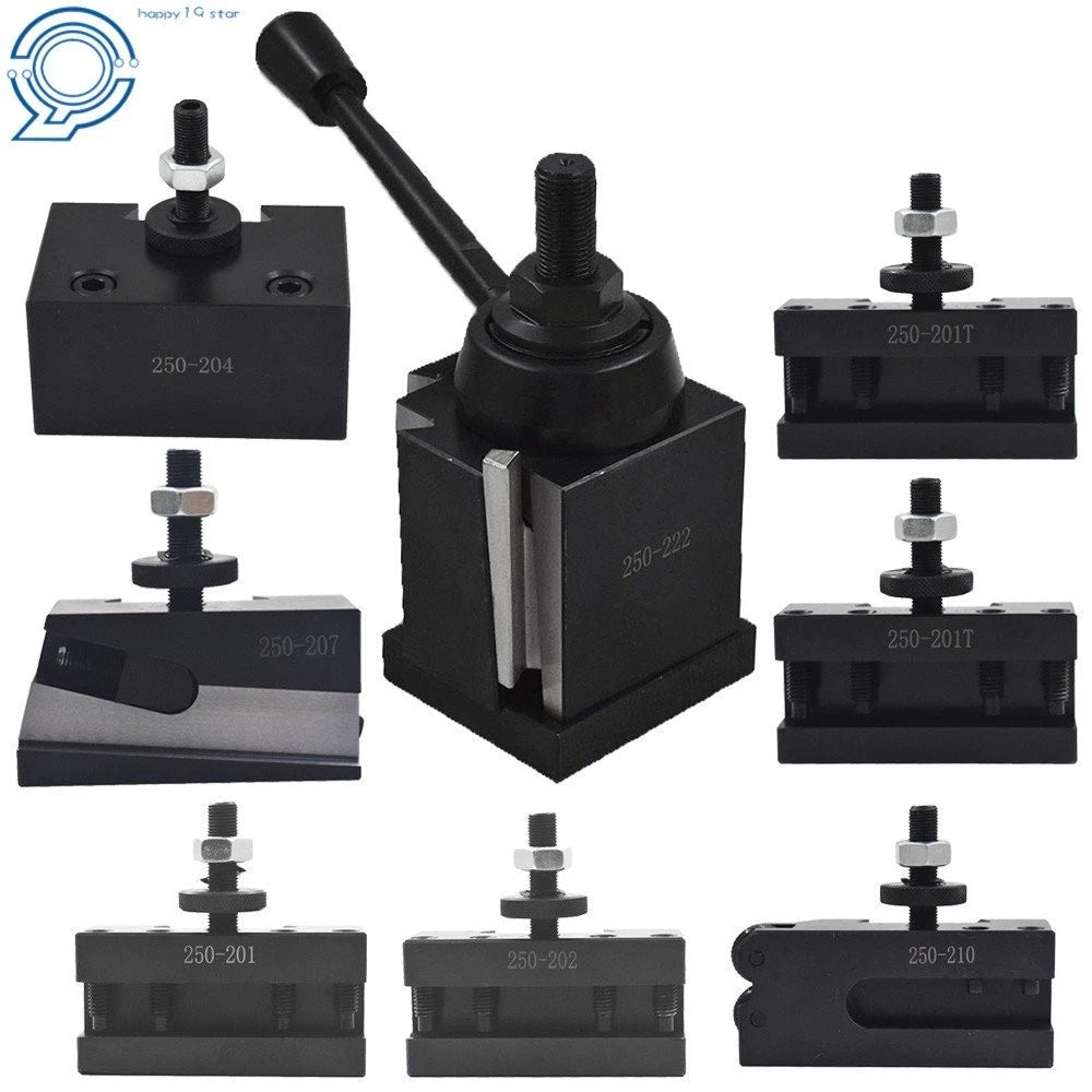 7 Pcs Wedge Type Tool Post for Lathe 10-15" (BXA 250-222)