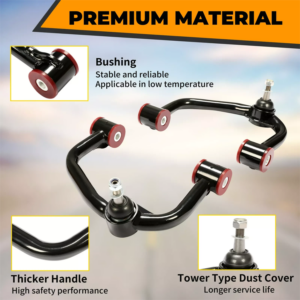 Set of 2 Lift Front Upper Control Arms for Nissan Titan Armada (2004–2019)