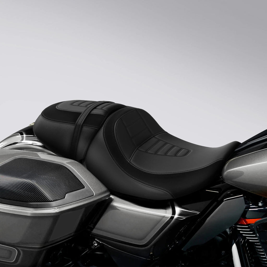 Black Driver & Passenger Seat for Harley Touring Street Road Glide (2023–2024)