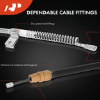 2X Rear Parking Brake Cable for Chevy Silverado 1500 GMC Sierra 1500 (2007–2013)