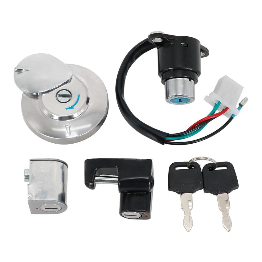 Ignition Key Switch & Fuel Tank Cap Set for Honda CMX250 Rebel (1985–2014) & CA125 (1995–1999)