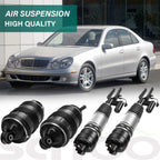 Set of 4 Air Struts Shocks for Mercedes-Benz E320 E350 E500 E550 (1996–2009)