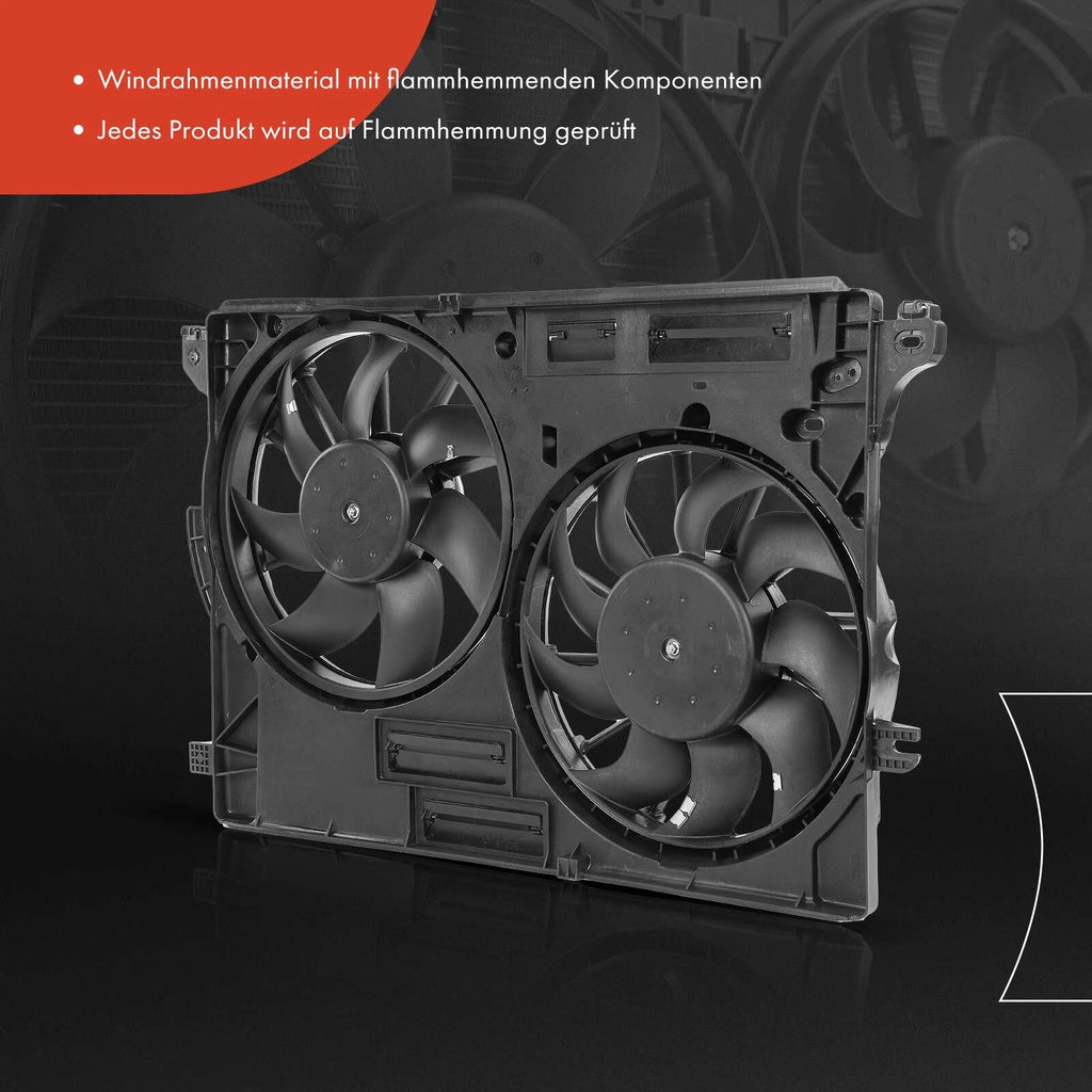 Cooling Fan Assembly with Shroud for Ford Fusion, Lincoln MKZ (2017–2019)