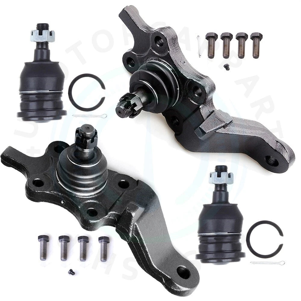 Set of 6 Control Arms Tie Rod Ball Joints for Toyota 4Runner Tundra (1996–2002)
