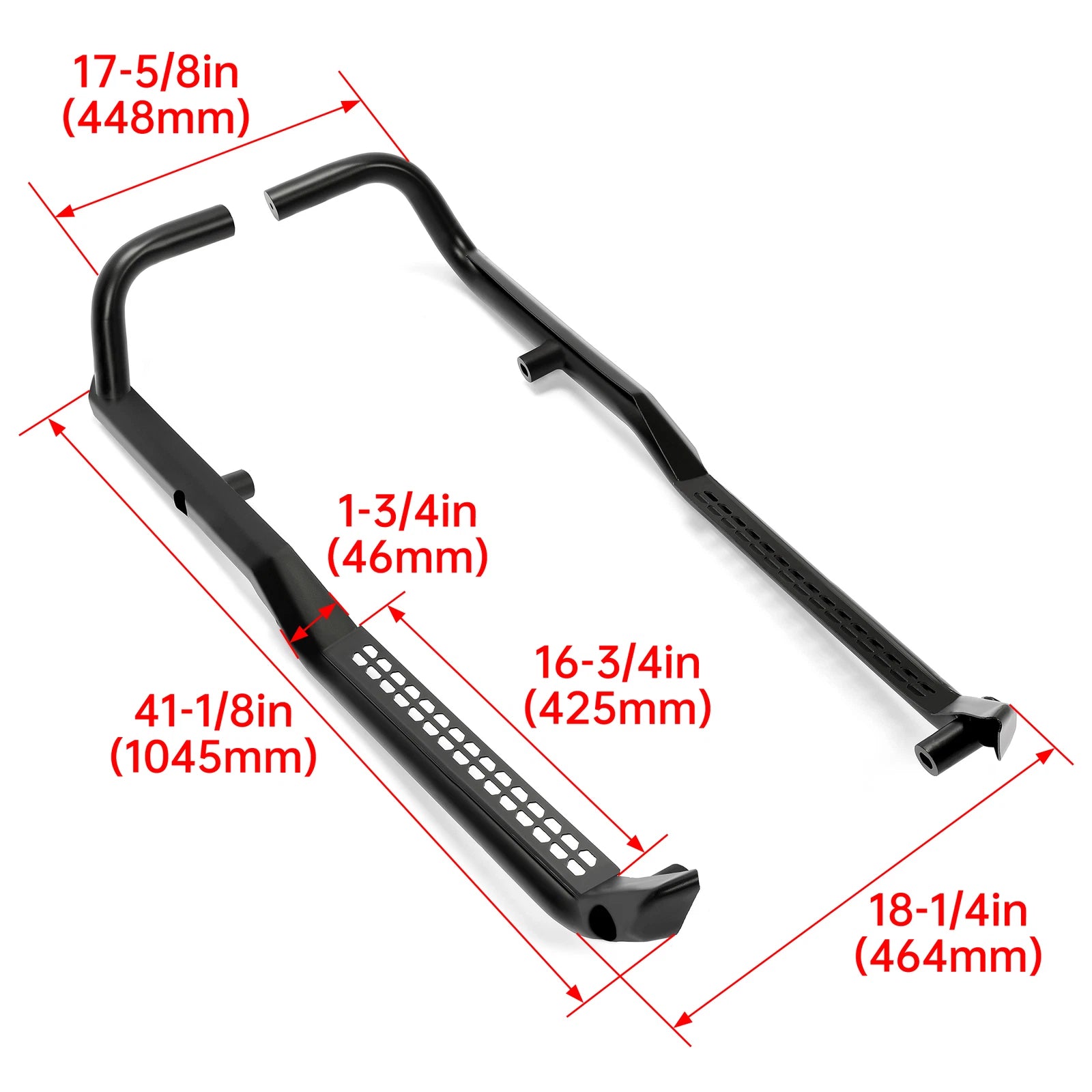 Rock Sliders Side Steps Nerf Bar for Polaris Ranger XP 1000 (2018–2025)