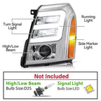 HID LED Projector Headlight for Cadillac Escalade ESV EXT (2007–2014)