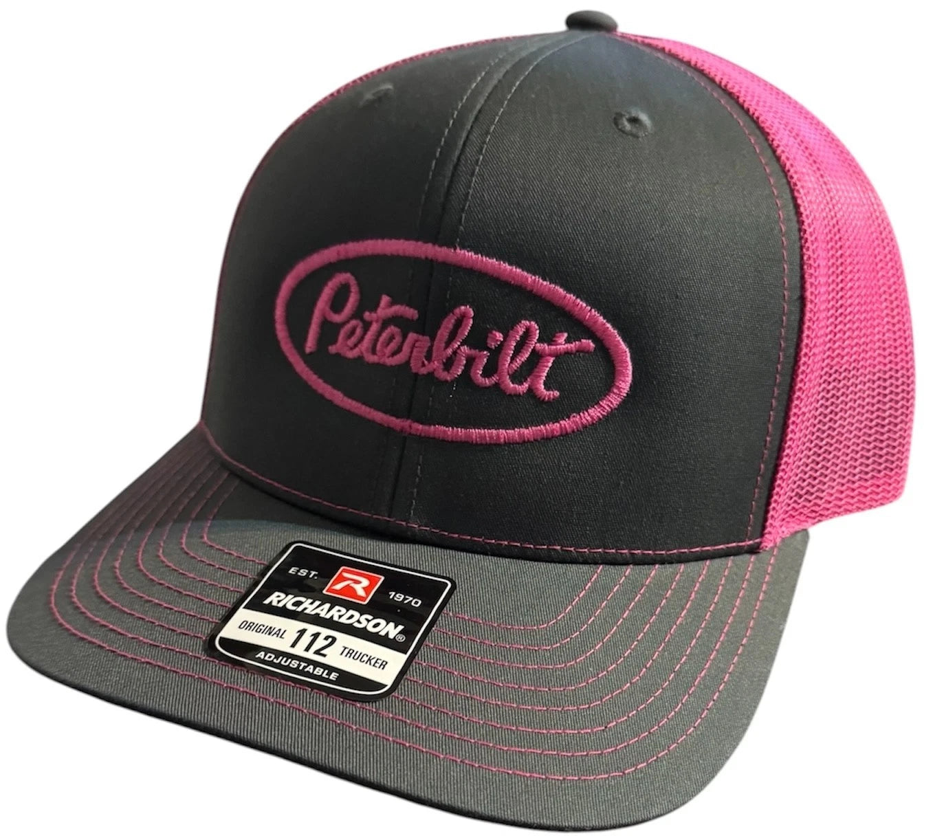 Embroidered Logo Trucker Hat for Peterbilt (Richardson 112)