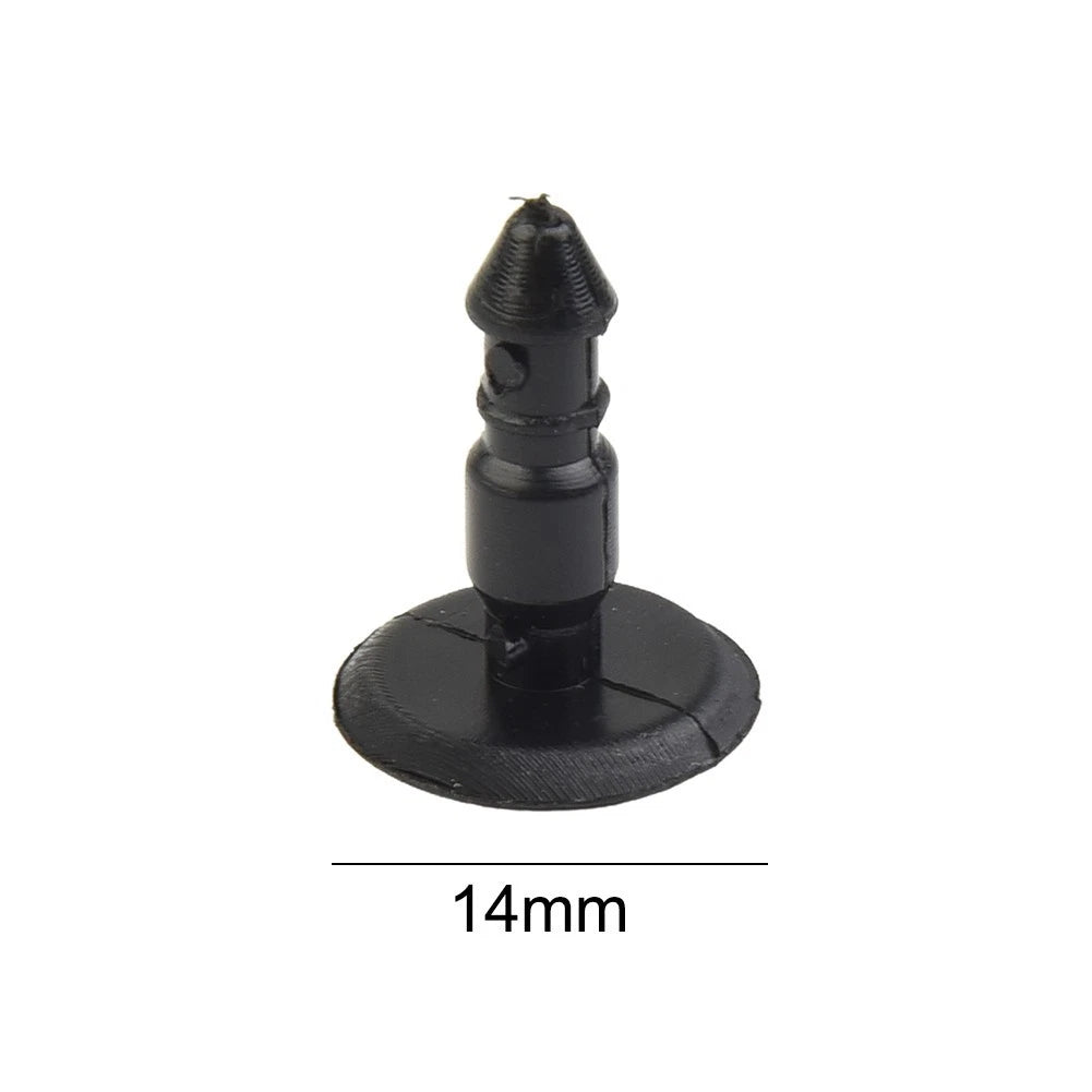 Retainer Clip Set of 4 for Toyota (90467-07201) Trim Panel Black