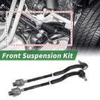 8pcs Front Suspension Kit Inner Outer Tie Rod End for Ford Edge (2007–2014)