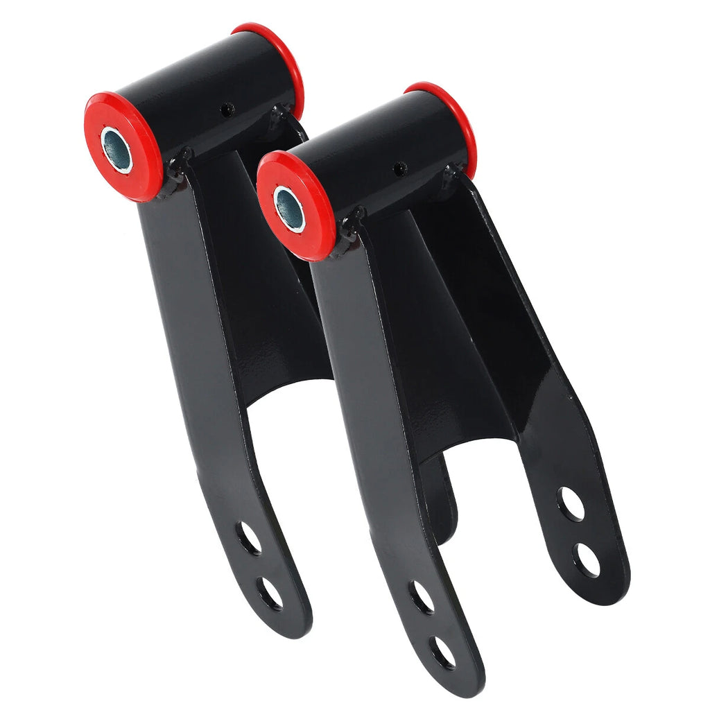 2" Rear Drop Shackles Kit for Chevy Silverado GMC Sierra 1500