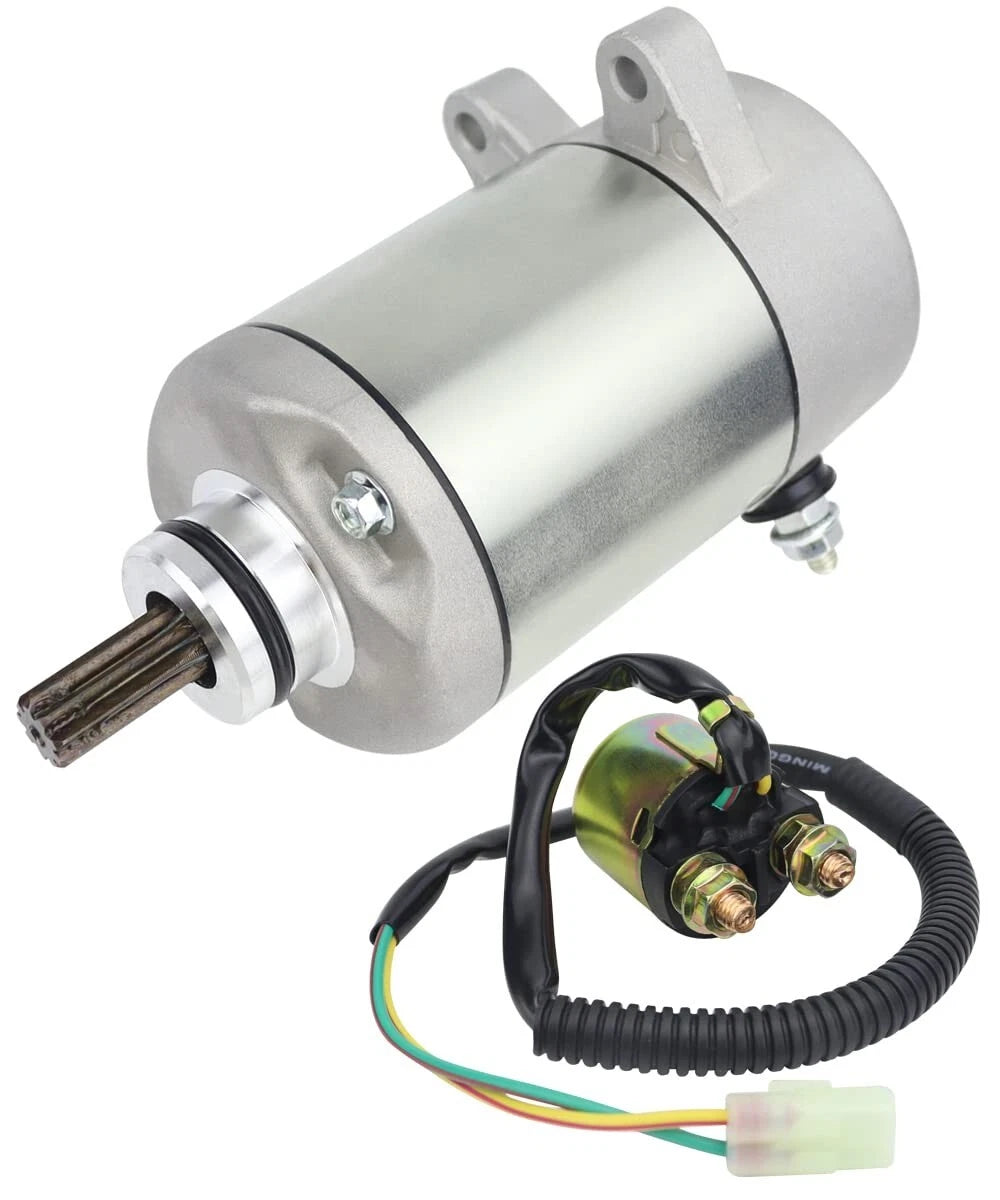 Starter for Honda TRX400FA FourTrax AT (2004–2007) with Relay & Switch