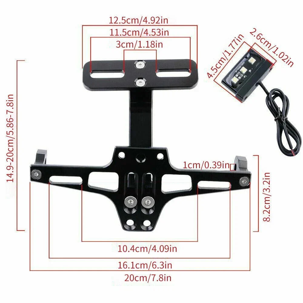 Bracket Mount for Kawasaki Ninja 650 ER-6N, ZX-14, ZZR1400 (2006-2023)