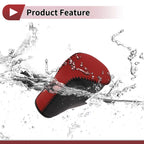1Pc Gear Shift Knob Cover for Honda Accord (2008–2012) Black Red Leather