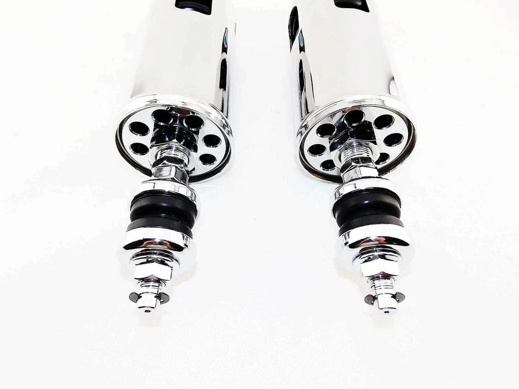 Chrome Rear Shock Absorbers for Harley Davidson FXST Softail Standard (01-06)