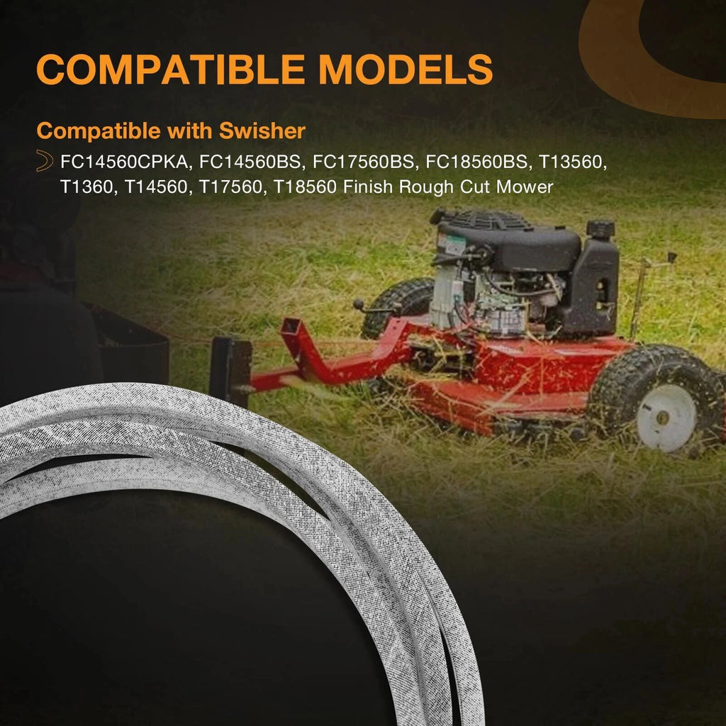 Deck Drive V-Belt for Swisher FC14560CPKA FC18560BS (5058)