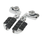 Set of 4 Chrome Highway Footpegs for Harley Touring