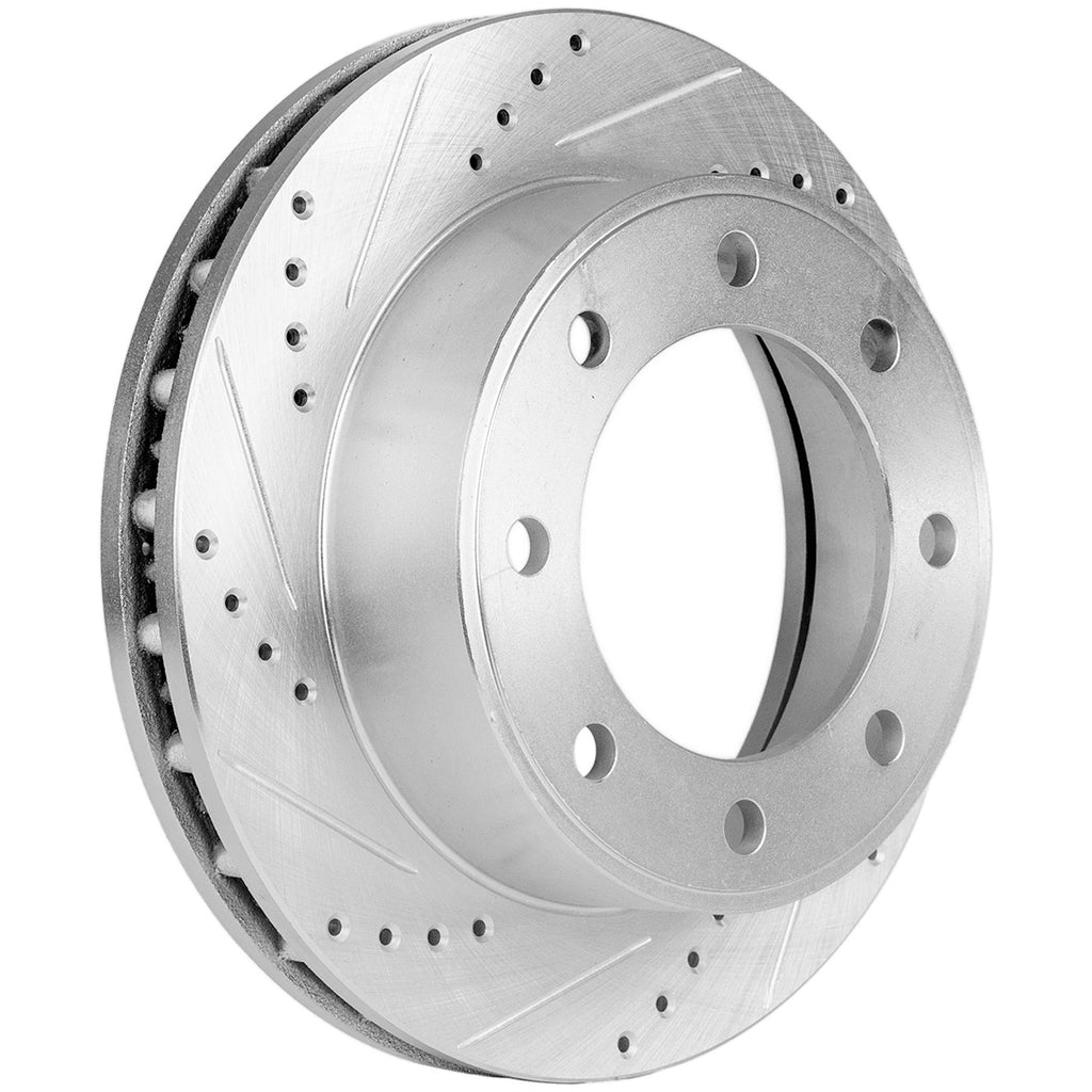 Set of 2 Front & Rear Brake Disc Rotors for Ford F250 F350 Excursion