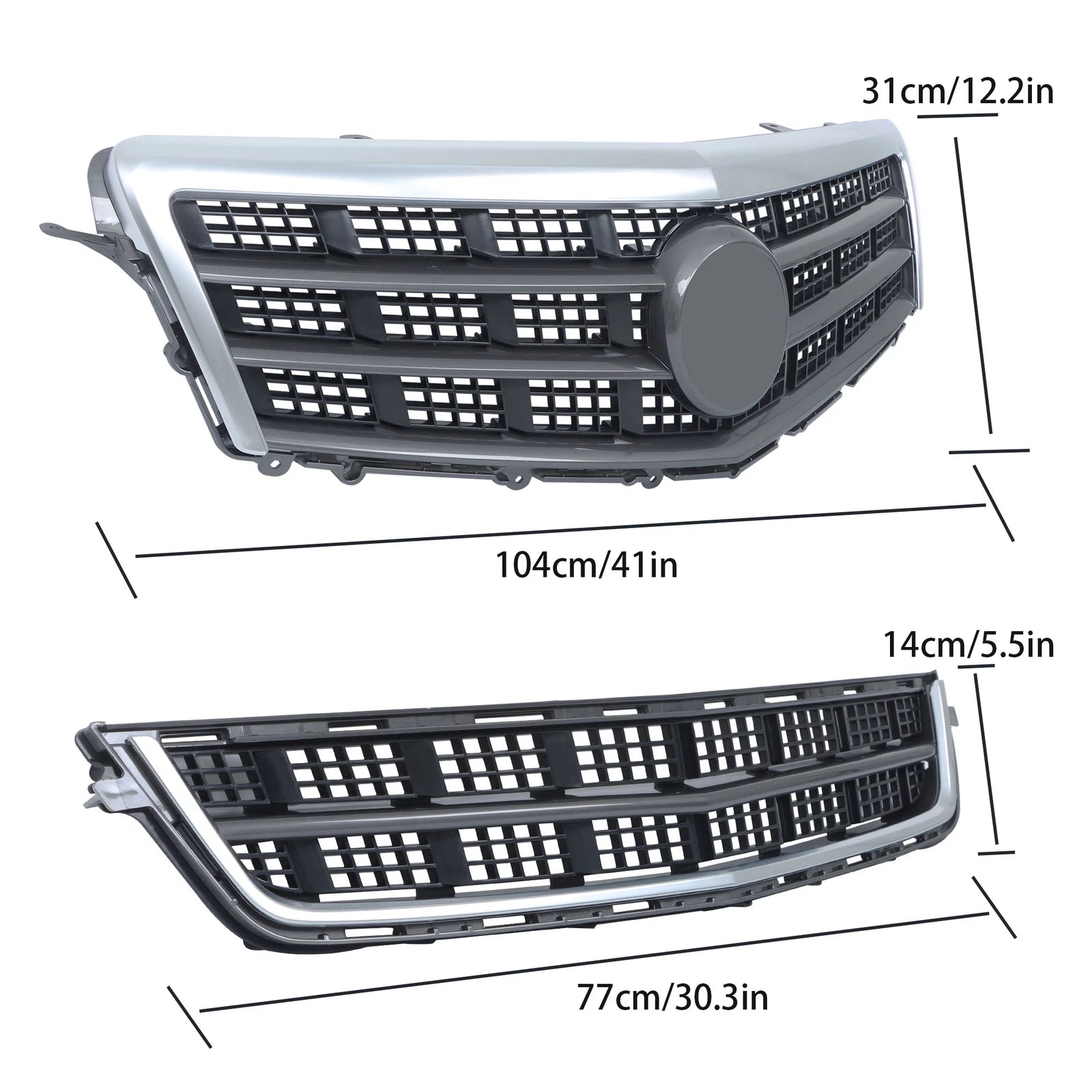 Chrome Grille Set for Cadillac ATS (2013-2014)