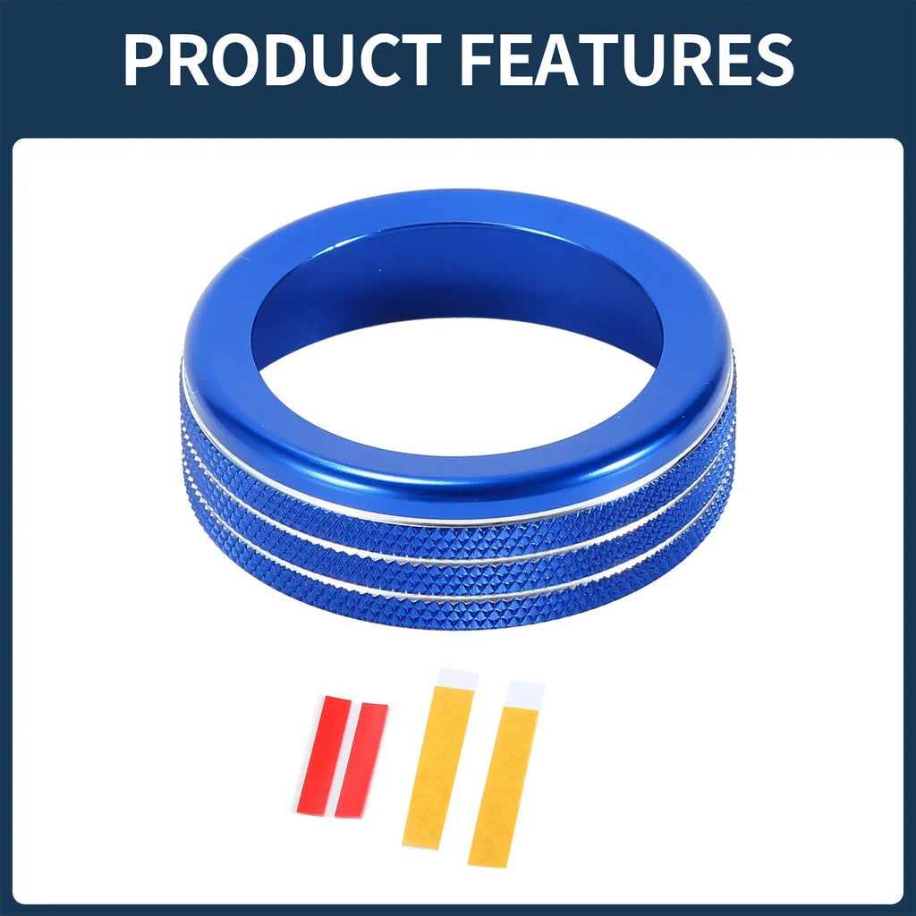 Headlight Fog Light Switch Knob Cover Ring for Dodge RAM (2018-2022) Blue 1 x Pc