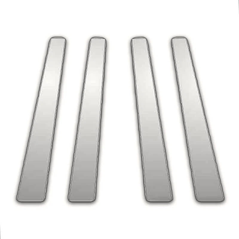 4Pc Chrome Pillar Post Covers for Nissan Versa (2007–2011)