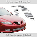 Stainless Chrome Billet Grille for Mazda 6 Wagon (2003-2005)