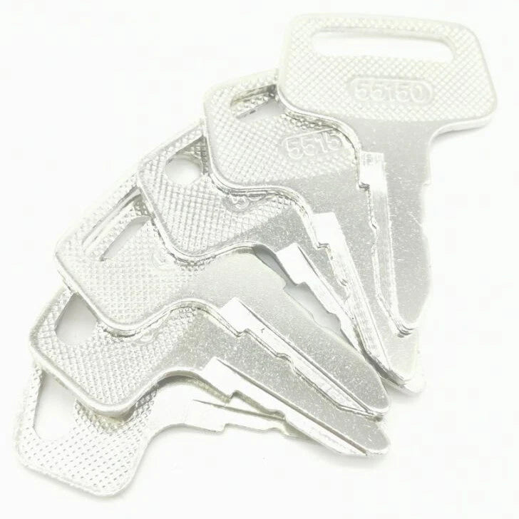 Set of 6 Ignition Keys 55150 for Kubota B BX Series (B1550D B1550E B1750D B1750E)