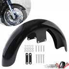 19" Vivid Black Front Wheel Wrap Fender for Harley Electra Glide (2009–2023)
