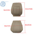 2X Cloth Seat Covers for Ford F-150 XLT (2011–2014) Tan