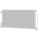 Replacement A/C Condenser with Subcool for Toyota Hilux (2016–2023)