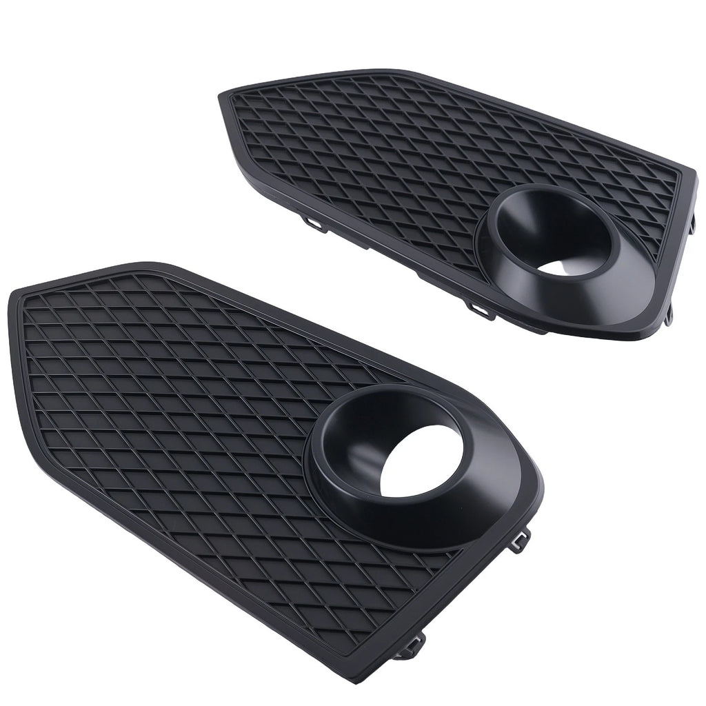 Pair Front Lower Bumper Fog Light Grille Cover for Honda Civic Type R (2017–2020)