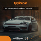 Rear Bumper Lip Diffuser Kit for VW Golf 6 MK6 GTI (2010–2014)