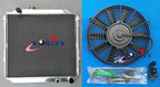 3 Row Radiator + Fan for Toyota Hilux Surf KZN185 KZJ90 KZJ95 (1996-2002)