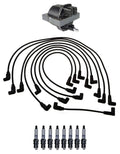Ignition Wires & Spark Plugs Kit for Chevy G20 P30 GMC P3500 (V8)